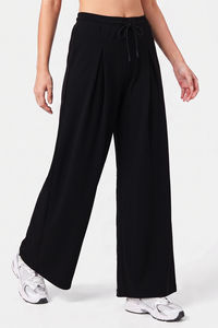 Zivame Knit Poly Athleisure Wide Leg Lifewear Bottom - Tap Shoe — thumbnail 2